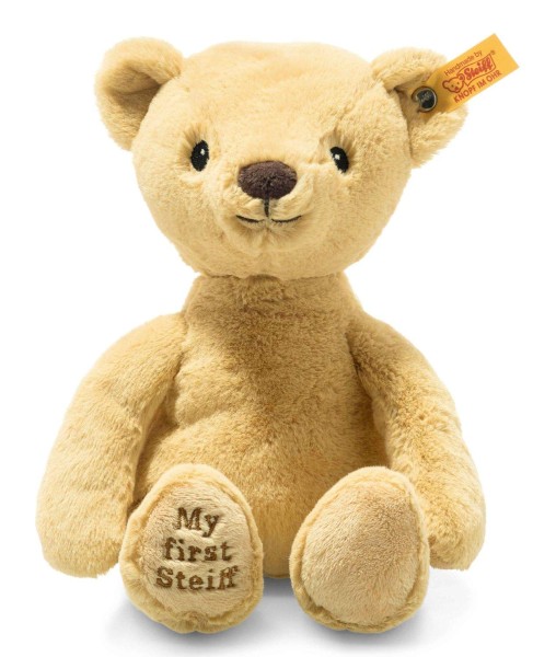 Steiff 242120 Soft Cuddly Friends My first Steiff Teddybär 26cm Kuscheltier für Babys goldblond (242