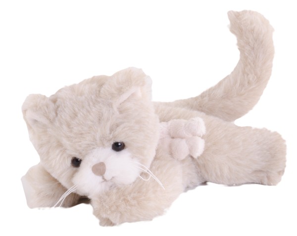 Bukowski Design Little Catty Creme-Beige Stofftier Katze 15cm geeignet für Kleinkinder ab 6 Monaten